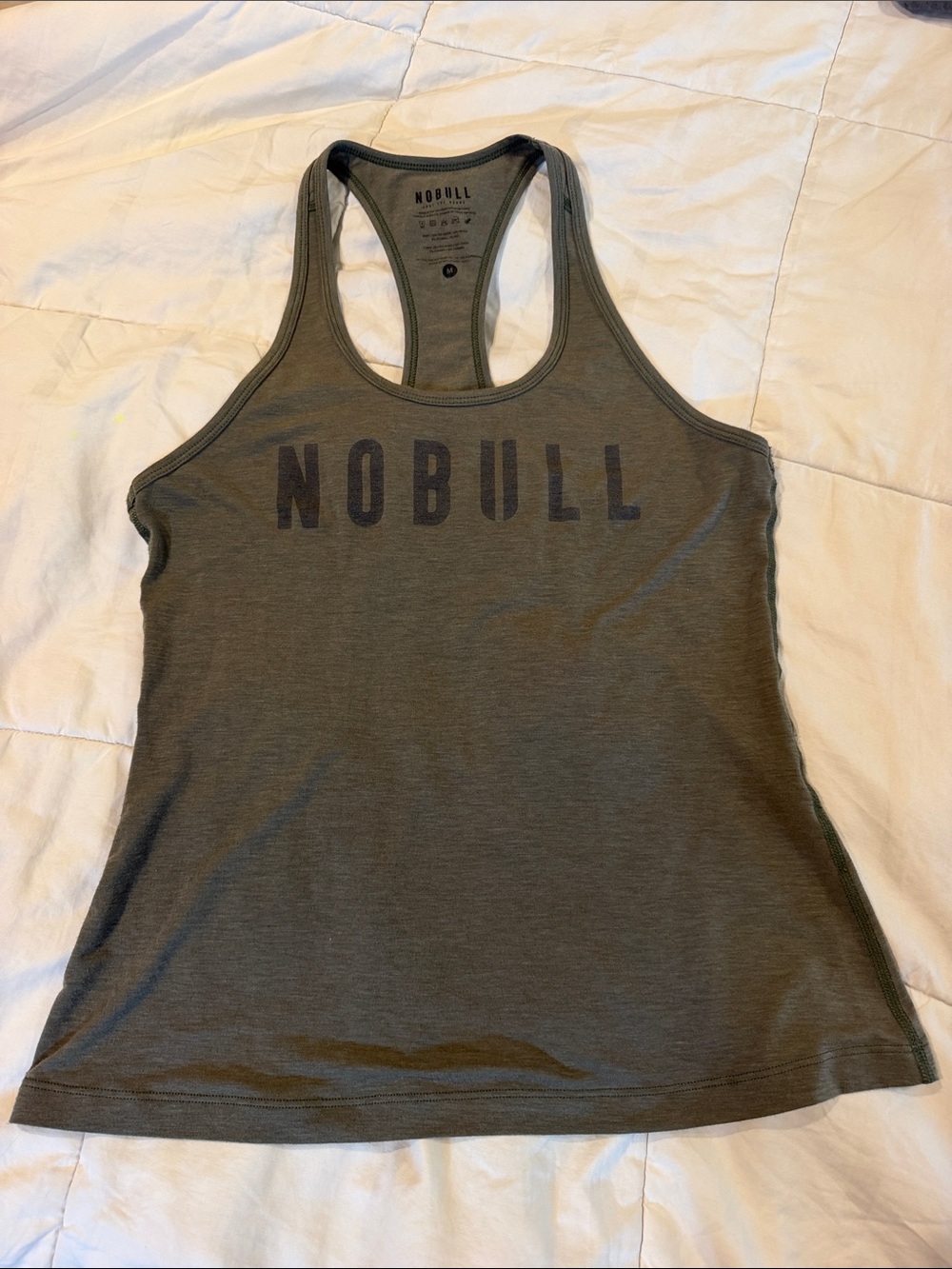 NOBULL Olive Racerback Training Tank